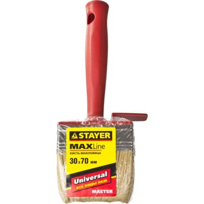 Кисть - макловица STAYER 3 х 7 см, светлая щетина, пластмассовый корпус UNIVERSAL 01824-07