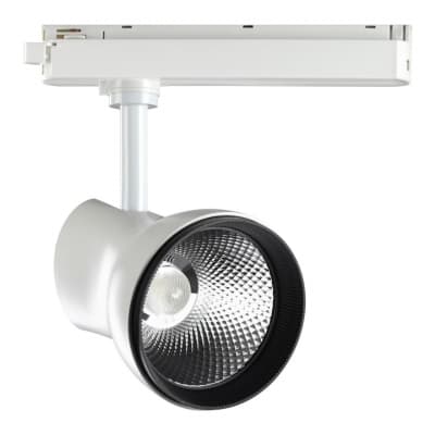 Однофазный трековый светильник IP20 LED 4000K 30W 220-240V PIRUM 358438 PORT NT20 080 белый