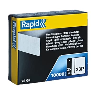 Гвозди супертвердые RAPID тип 23P, 25 мм, 10000 шт, закаленные, 5001360