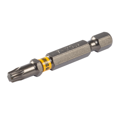 Бита TX 25х50, сталь S2, шестигранный профиль, 10 шт. Е 6,3 Denzel 11670