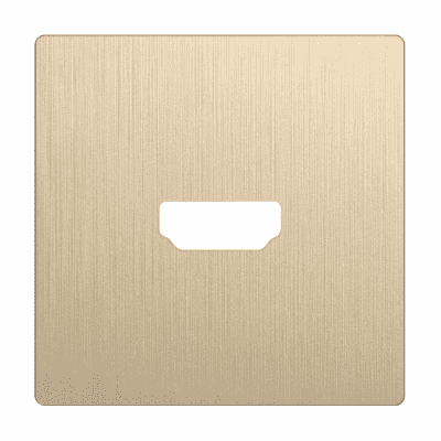 Накладка для розетки HDMI Werkel WL10-HDMI-CP шампань рифленый 4690389128332