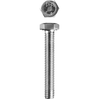 Болт ЗУБР M20 x 160 мм, 5 кг, оцинкованный, ГОСТ 7798-70 303080-20-160