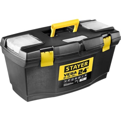 Ящик для инструментов VEGA-21 STAYER 610 х 320 х 300 мм (24"), пластиковый 38105-21_z03