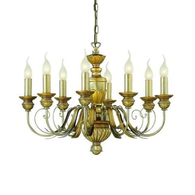 Подвесная люстра Ideal Lux Dora FIRENZE SP8 ORO ANTICO