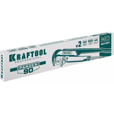 KRAFTOOL PANZER-90, №2, ключ трубный, прямые губки 2734-15_z02