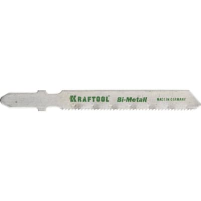 Полотна для лобзика KRAFTOOL по металлу Bi-Met, EU-хвост., шаг 1.2 мм, 55 мм, 2 шт. 159555-1.2
