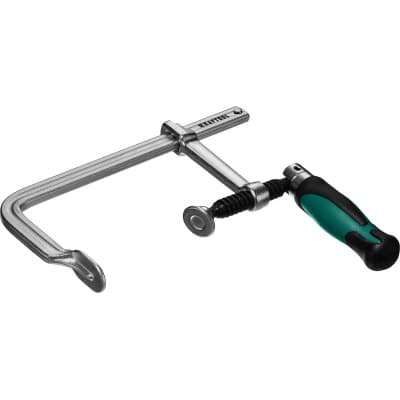 FORGE FF-160/80 струбцина тип F 160/80 мм, 300 кгс, KRAFTOOL 32014-080-160