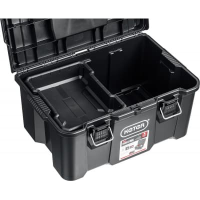 Ящик с крышкой KETER STACKNROLL, 21″ 38398