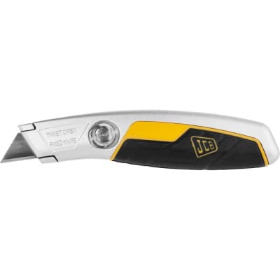 Нож строительный JCB А24, трапециевидное лезвие, фиксированное лезвие JLC006