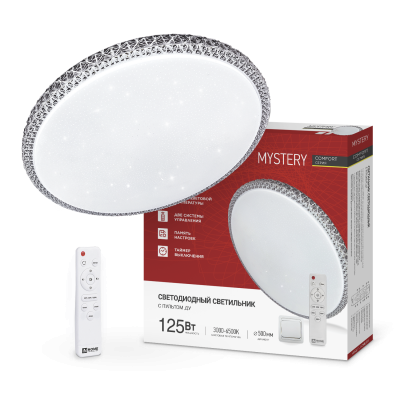 Светильник светодиодный IN HOME COMFORT MYSTERY 125Вт 230В 3000-6500K 10000Лм 500x80мм с пультом ДУ 4690612059525