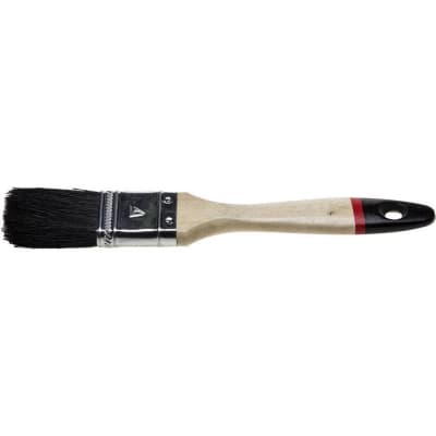 Кисть плоская STAYER 20 мм, 3/4", щетина натуральная чёрная, деревянная ручка UNIVERSAL-EURO 01022-020