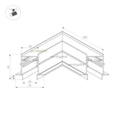 Коннектор Arlight MAG-45 034681
