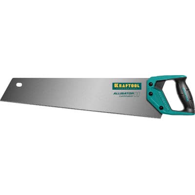 Ножовка по ламинату "Alligator LAMINATOR 11", 500 мм, 11 TPI 3D зуб, KRAFTOOL 15207