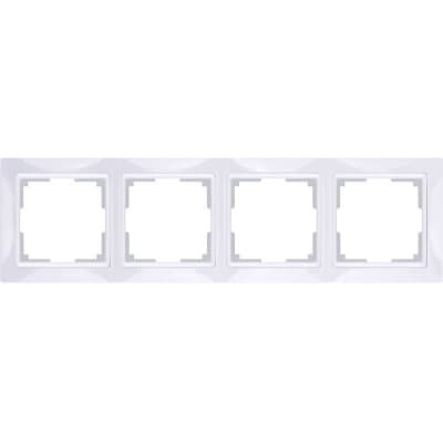 Рамка на 4 поста Werkel Snabb basic WL03-Frame-04 белый W0042001