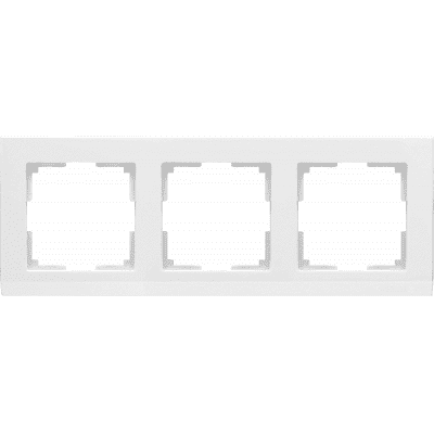 Рамка на 3 поста Werkel Stark WL04-Frame-03-white белый 4690389047121