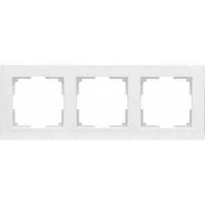 Рамка на 3 поста Werkel Stark WL04-Frame-03-white белый W0031801