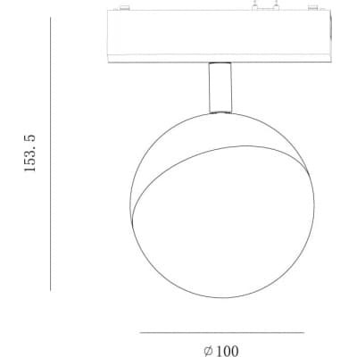 Трековый светильник SL-SWG-SLIM-SFBL-10-CCT