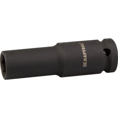 Торцовая головка ударная удлиненная KRAFTOOL 1/2", 14 мм, Cr-Mo сталь, фосфатированная 27942-14_z01