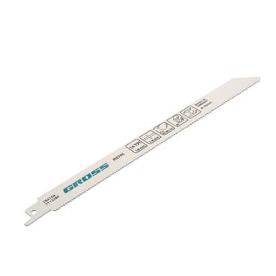 Полотна по металлу для сабельной пилы 4416 - S1122BF, 210 x 1,8 мм, 2 шт. Gross 782104