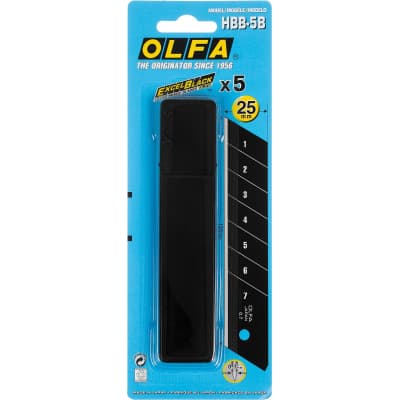 Лезвия сегментированные OLFA 25 мм, 5 шт. OL-HBB-5B