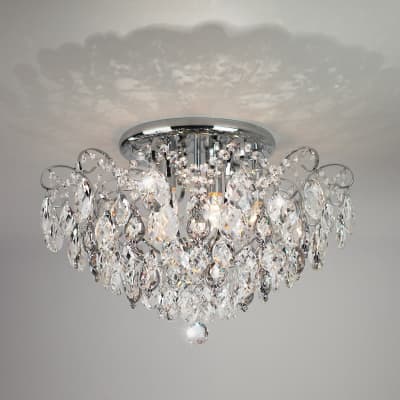 Люстра хрустальная Eurosvet Crystal 10081/6 хром/прозрачный хрусталь Strotskis