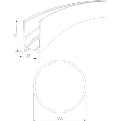 Шинопровод Elektrostandard Slim Magnetic 85161/00