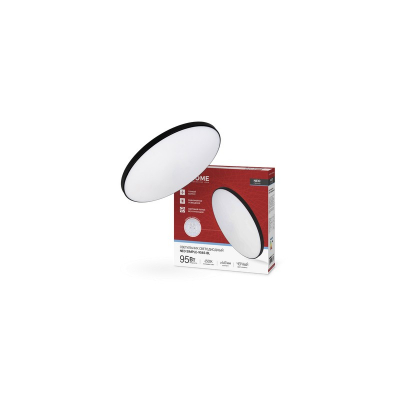 Светильник сд NEO SIMPLE-95RC-BL 95Вт 230В 3000-6500K 7600Лм 460x67мм с пультом ДУ черный IN HOME 4690612060903
