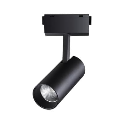 Трековый светильник для низковольного шинопровода IP20 LED 4000K 15W 48V KIT 358526 SHINO NT21 000 черный   NOVOTECH KIT 358526