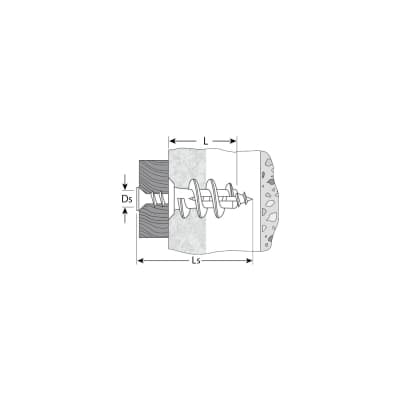 Дюбели для гипсокартона с саморезами ДРИВА ЗУБР 23 мм, 8 шт. 4-301256