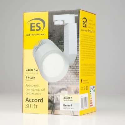 Трековый светодиодный светильник Elektrostandard Accord 20W 4200K