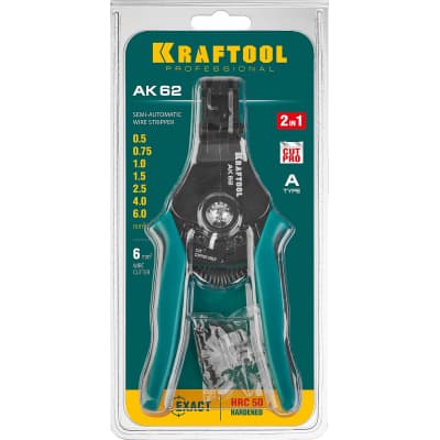 Стриппер полуавтоматический АК-62, 0.5 - 6 мм2, KRAFTOOL 22681