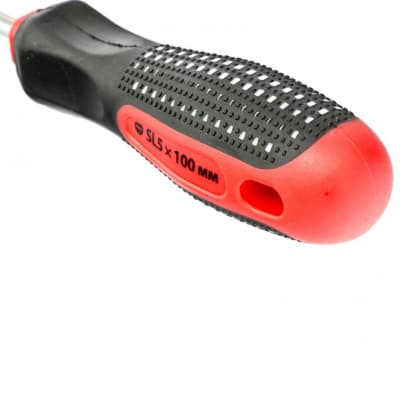 Отвертка Fusion, SL5 х 100 мм, CrV, трехкомпонентная рукоятка Anti slip Matrix 11419