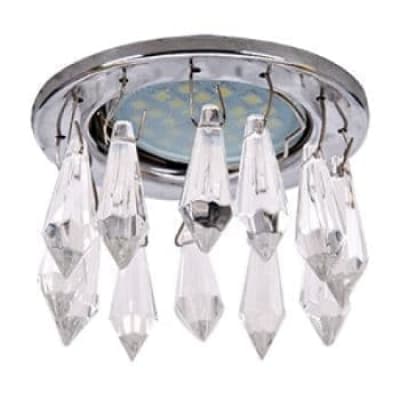 Встраиваемый светильник Ecola MR16 CR1003 GU5.3 Glass хром/прозрачный FH16RVECB