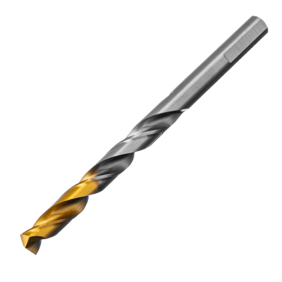 Сверло спиральное по металлу 8 x 117 мм, Р6М5, Golden Tip  Denzel 718239
