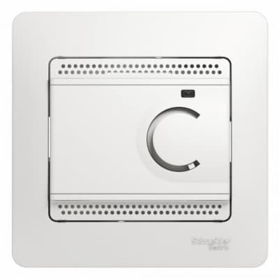 Термостат для теплого пола Schneider Electric Glossa Белый GSL000135