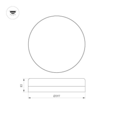 Потолочный светильник Arlight SMURF 036669