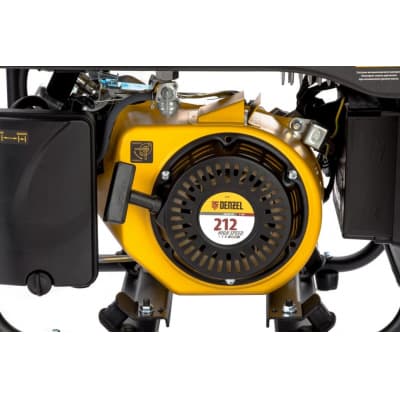 Генератор инверторный GT-2500iF, 2,5 кВт, 230 В, бак 5 л, открытый корпус,  ручной старт Denzel 94704