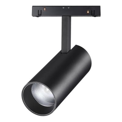 Трековый светильник для низков. шинопровода IP20 LED 4000K 20W 48V FLUM 358424 SHINO NT20 028 черн