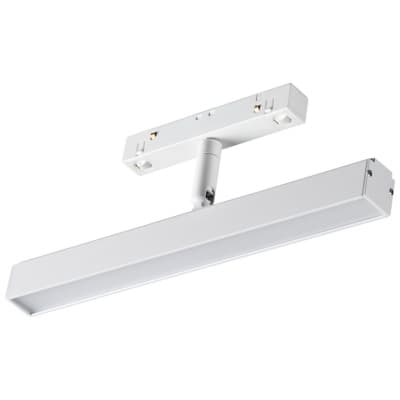 Трековый светильник для низковольного шинопровода IP20 LED 4000K 12W 48V FLUM 358611 SHINO NT21 000 белый   NOVOTECH FLUM 358611