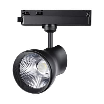 Однофазный трековый светильник IP20 LED 4000K 20W 220-240V PIRUM 358437 PORT NT20 080 черный