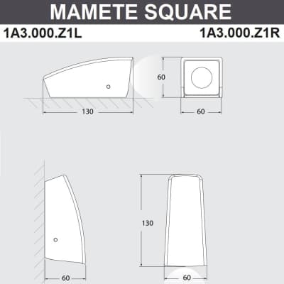 Фасадный светильник FUMAGALLI MAMETE SQUARE 1A3.000.000.LXZ1L