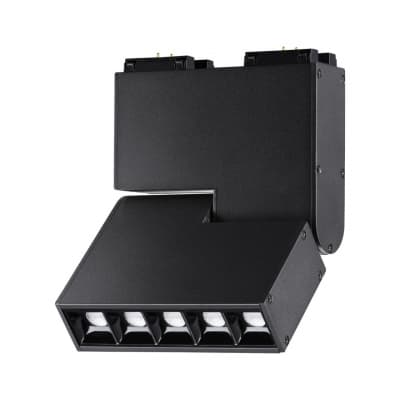 Трековый светильник для низков.шинопровода IP20 LED 4000К 10W 24V KIT 358470 SHINO NT20 031 черный