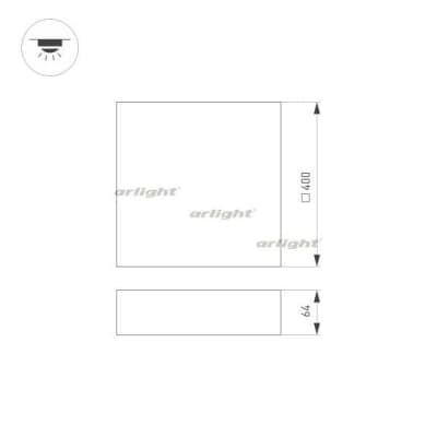 Потолочный светильник Arlight QUADRO 034798