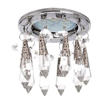 Встраиваемый светильник Ecola MR16 CR1004 GU5.3 Glass хром/прозрачный FM16RVECB