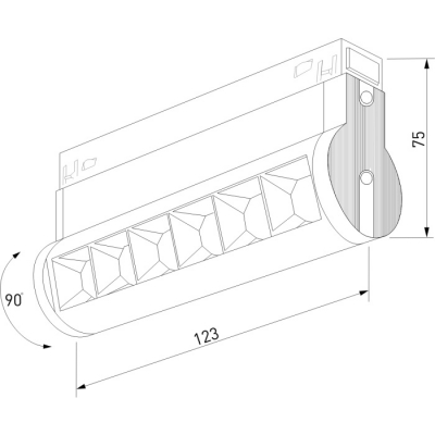 Трековый светильник Elektrostandard Slim Magnetic 85048/01