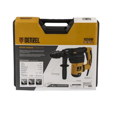 Перфоратор электрический RHV-1050-38-max, SDS-max, 1050 Вт, 10 Дж, 2 плюс 1 режим Denzel 26620