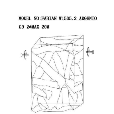 Настенный светильник Fabian FABIAN W1534.2 ORO Lucia Tucci