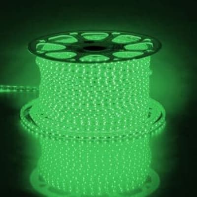 Светодиодная лента Ecola LED Strip STD 4.8W/m 220V IP68 60Led/m зеленый SA5G05ESB