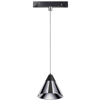 Трековый св-к для низков.шинопровода IP20 LED 4000K 10W FLUM 358405 SHINO NT20 029 хром/черн