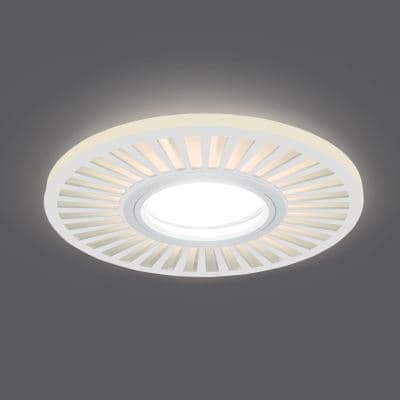 Встраиваемый светильник Gauss Backlight BL137 белый GU5.3 3W Led 3000K